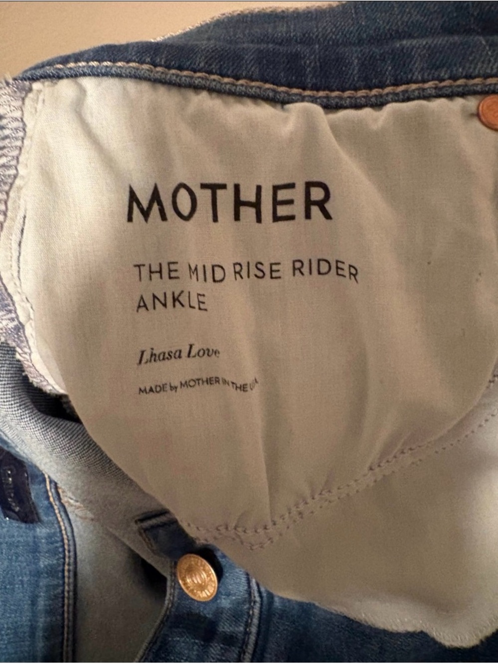 MOTHER The Mid Rise Rider Ankle Jeans - Picture 4 of 4